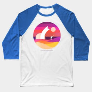 Minimalist Arrakis, Neon Baseball T-Shirt